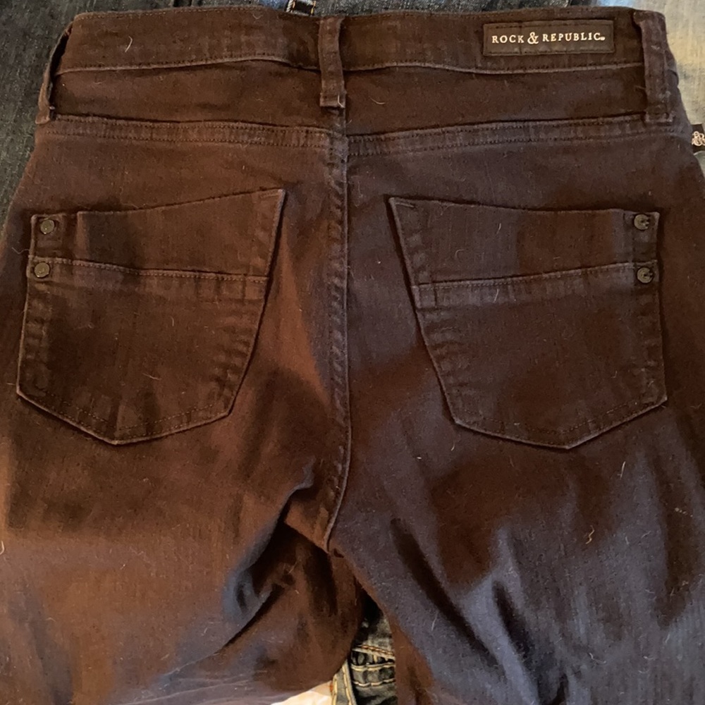 Rock & Republic black skinny jeans - stretchy